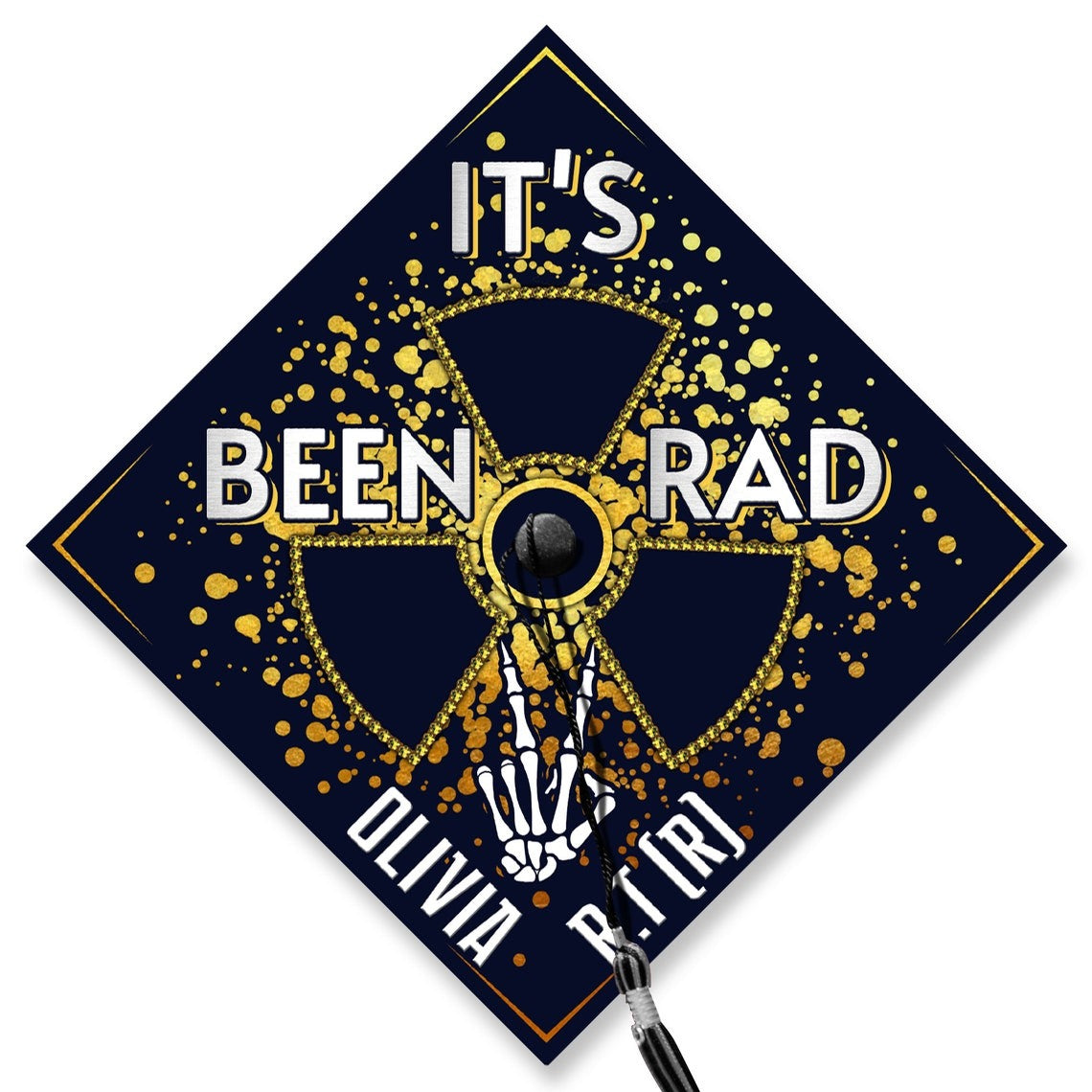 It's Been Rad Graduation Cap Decoration, Gifts for Radiologist, Class of 2024