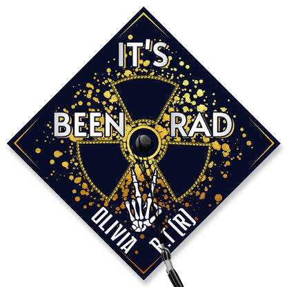 It's Been Rad Graduation Cap Decoration, Gifts for Radiologist, Class of 2024