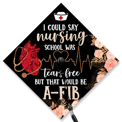 Funny Nurse Graduation Cap Topper, Nursing Grad Cap Decoration, Class of 2024