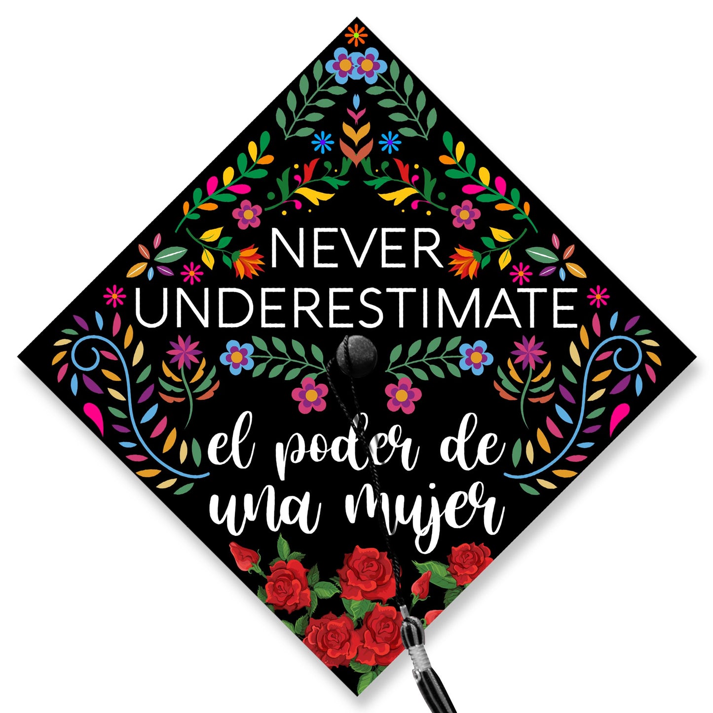 El Poder De Una Mujer Graduation Cap Topper, Latina Grad Cap Topper, Class Of 2024